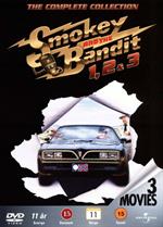 Smokey and the Bandit 1-3 (Det Vilde Ræs 1-3)  (DVD)